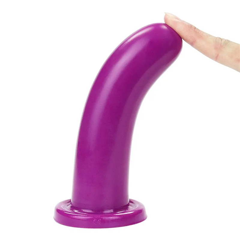 Dildo Anal Holy Dong 6 em Silicone Líquido Lovetoy Roxo — vista 4 de 8