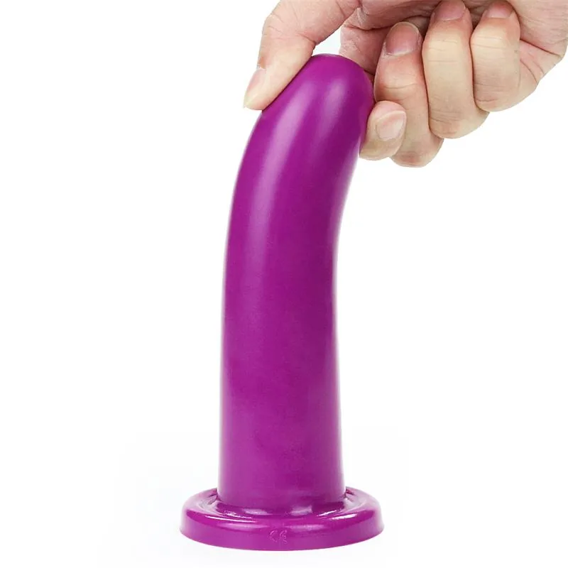 Dildo Anal Holy Dong 6 em Silicone Líquido Lovetoy Roxo — vista 5 de 8