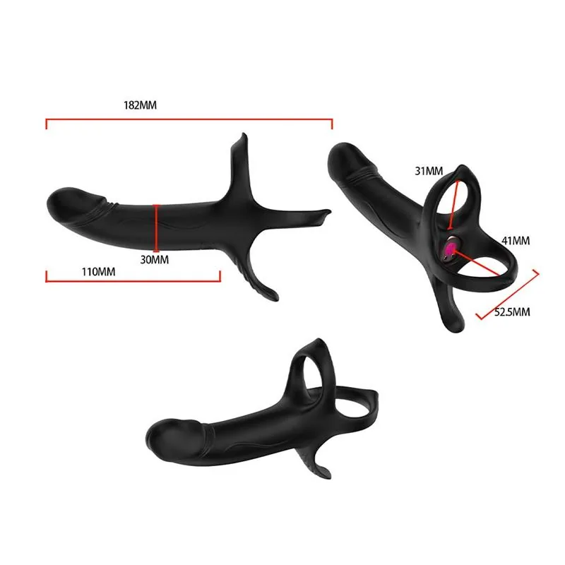 Vibrador Anal para Penetração Dupla Urban Sky — vista 14 de 14