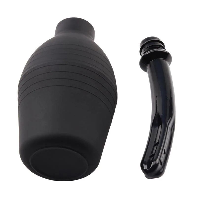 Duche Anal com Cânula de 25,5 cm Preto — vista 3 de 9