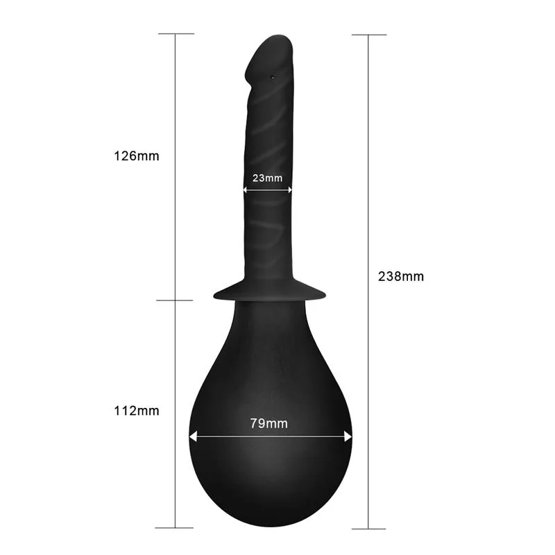 Duche Anal Deluxe Preto Lovetoy — vista 4 de 5