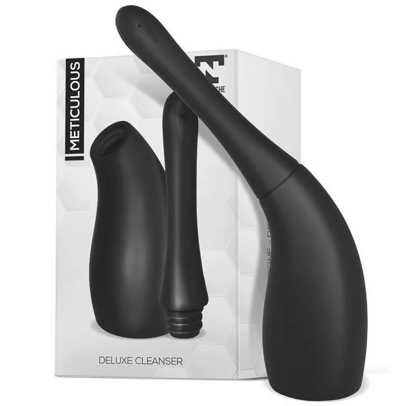 Duche Anal Deluxe em Silicone Preto Tardenoche