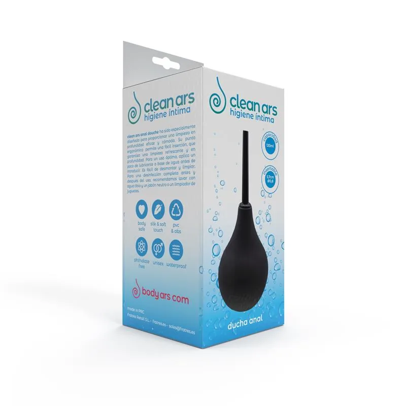 Duche Anal Preto 120 ml Body Ars — vista 2 de 5