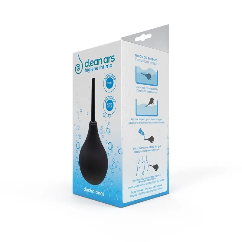 Duche Anal Preto 120 ml Body Ars — vista 4 de 5