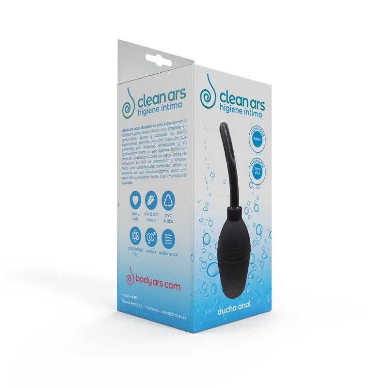Duche Anal Preto 310 ml Body Ars — vista 3 de 5