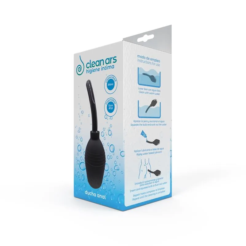 Duche Anal Preto 310 ml Body Ars — vista 5 de 5