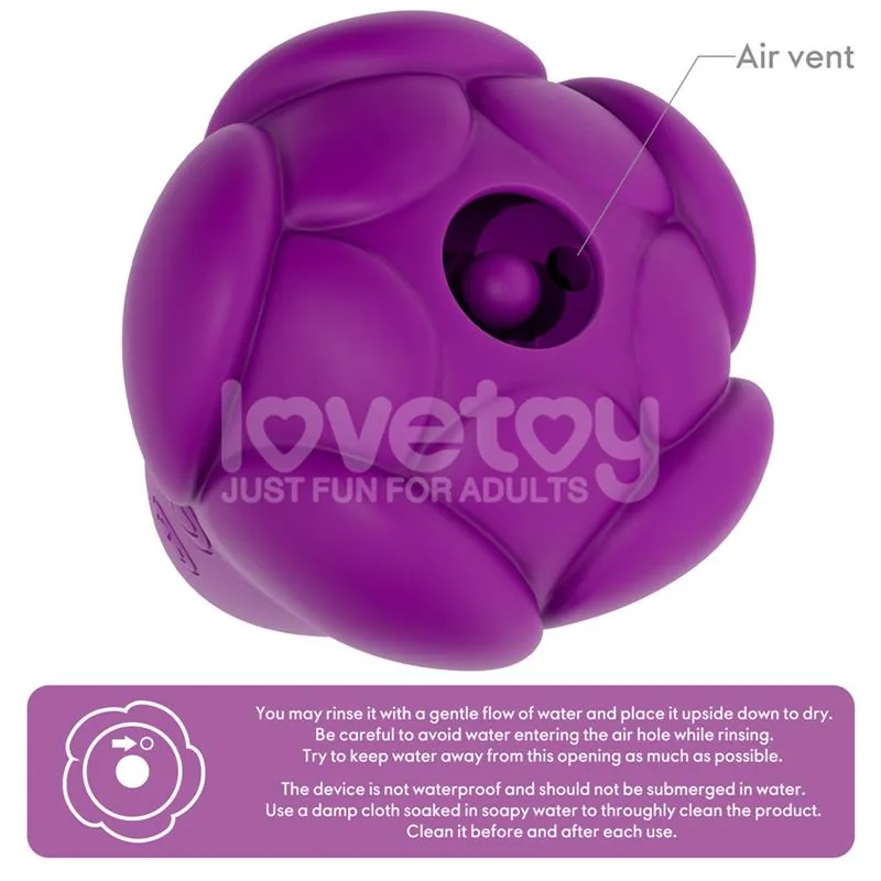 Estimulador de Clítoris Flicker com Flicking Lovetoy Roxo — vista 2 de 3