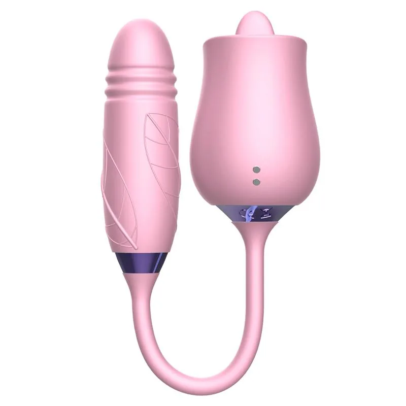Estimulador de Clítoris Martinella com Língua e Ovo Vibrador com Vaivém — vista 3 de 3