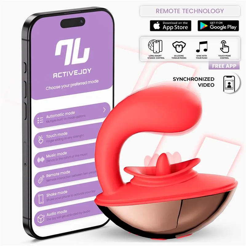Estimulador de Clítoris Rondy com Língua e App Intoyou