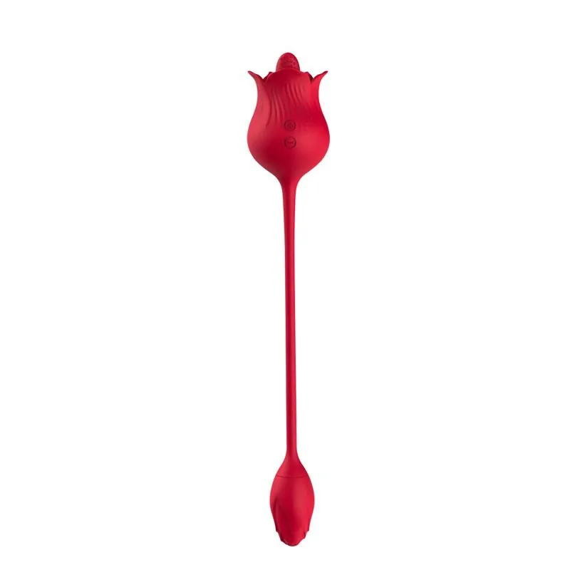 Estimulador de Clítoris Rosa com Ovo Vibrador e Língua Urban Sky — vista 2 de 3