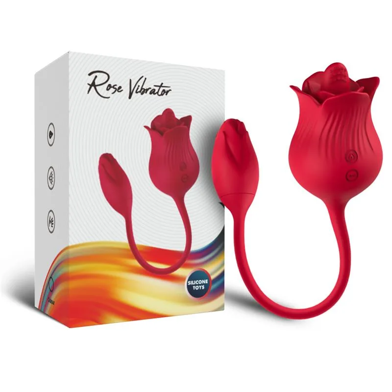 Estimulador de Clítoris Rosa com Ovo Vibrador e Língua Urban Sky — vista 3 de 3