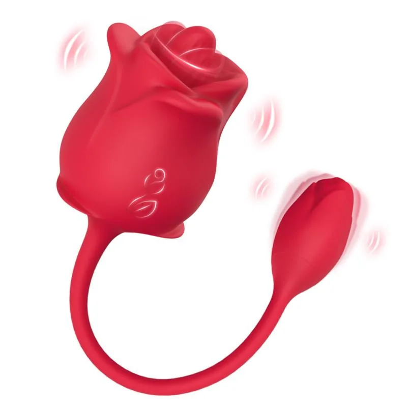 Estimulador de Clítoris Rosa e Ovo Vibratório com Língua Urban Sky