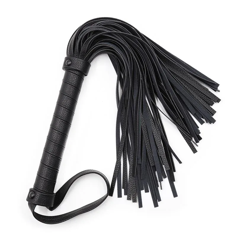Flogger Clássico LateToBed 42 cm Preto — vista 2 de 3