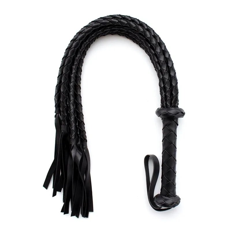 Flogger Entrançado LateToBed Preto 75 cm