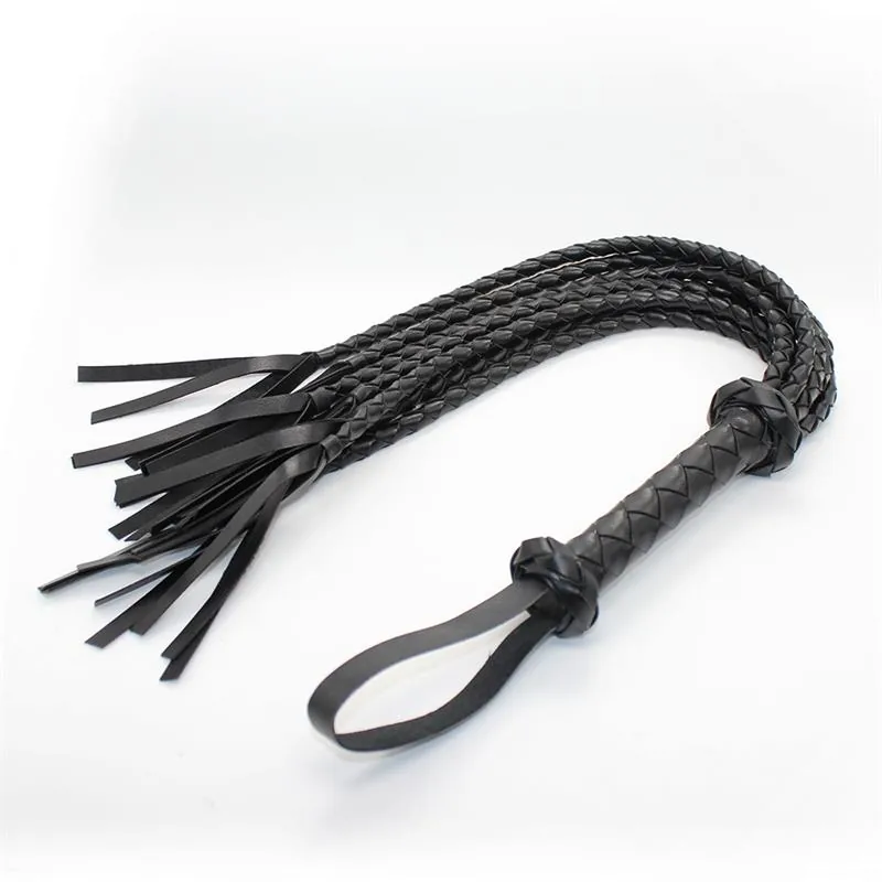 Flogger Entrançado LateToBed Preto 75 cm — vista 2 de 3