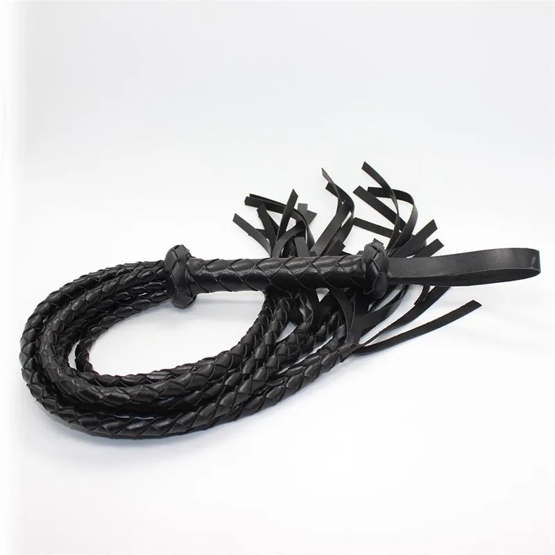 Flogger Entrançado LateToBed Preto 75 cm — vista 3 de 3