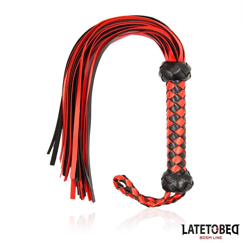 Flogger Vermelho e Preto 50 cm Latetobed