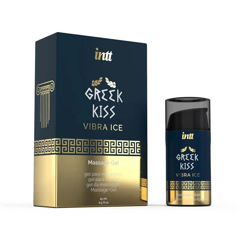 Gel Anal Efeito Frio e Vibração Greek Kiss 15 ml Intt