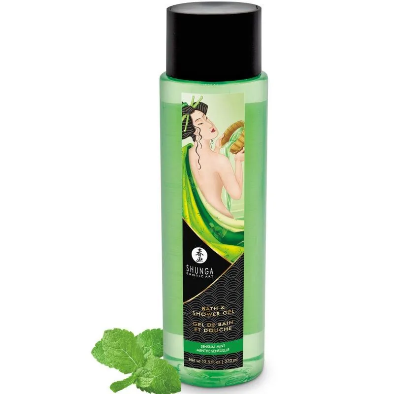 Gel de Massagem e Banho Menta Sensual Shunga 370 ml