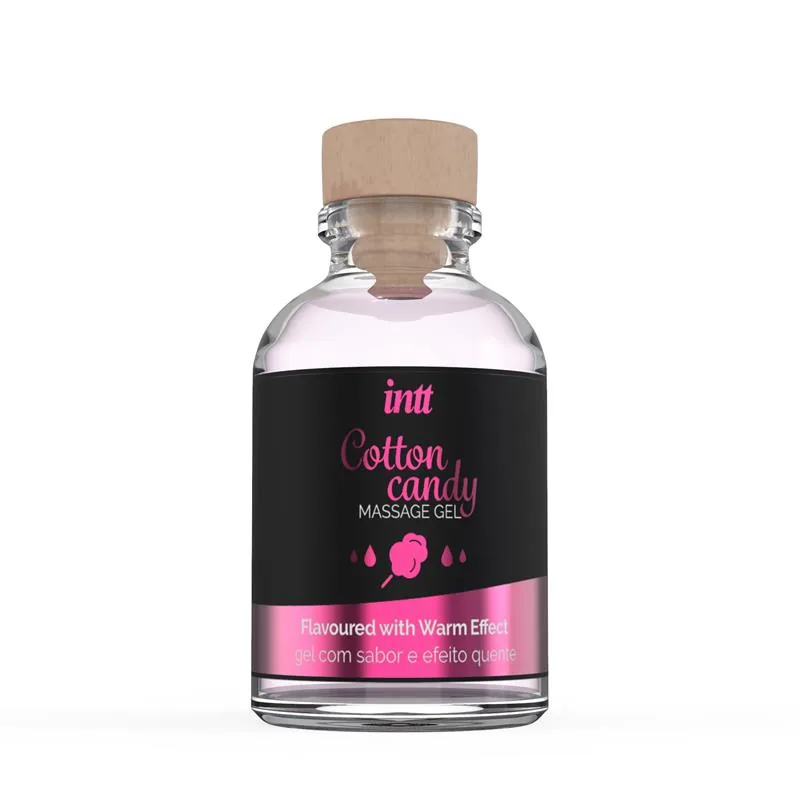 Gel de Massagem INTT Efeito Calor Sabor Algodão Doce 30 ml — vista 2 de 3