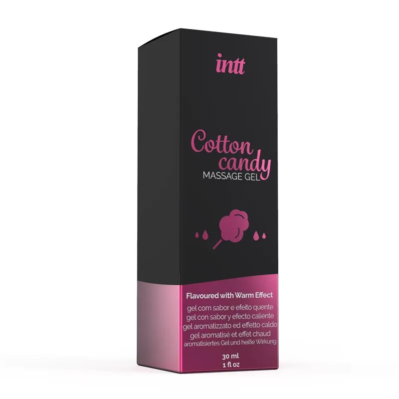 Gel de Massagem INTT Efeito Calor Sabor Algodão Doce 30 ml — vista 3 de 3