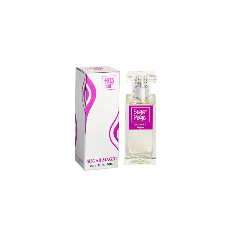 Perfume com Feromonas Sugar Magic Aroma Algodão-Doce Erosart 50 ml