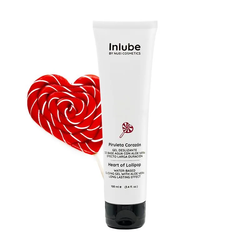 Gel Lubrificante de Água Sabor Chupa-Chupa 100 ml Nuei