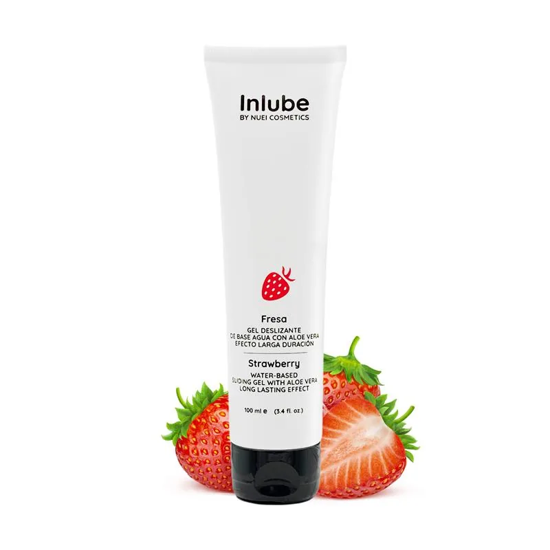 Gel Lubrificante de Água Sabor Morango 100 ml Nuei