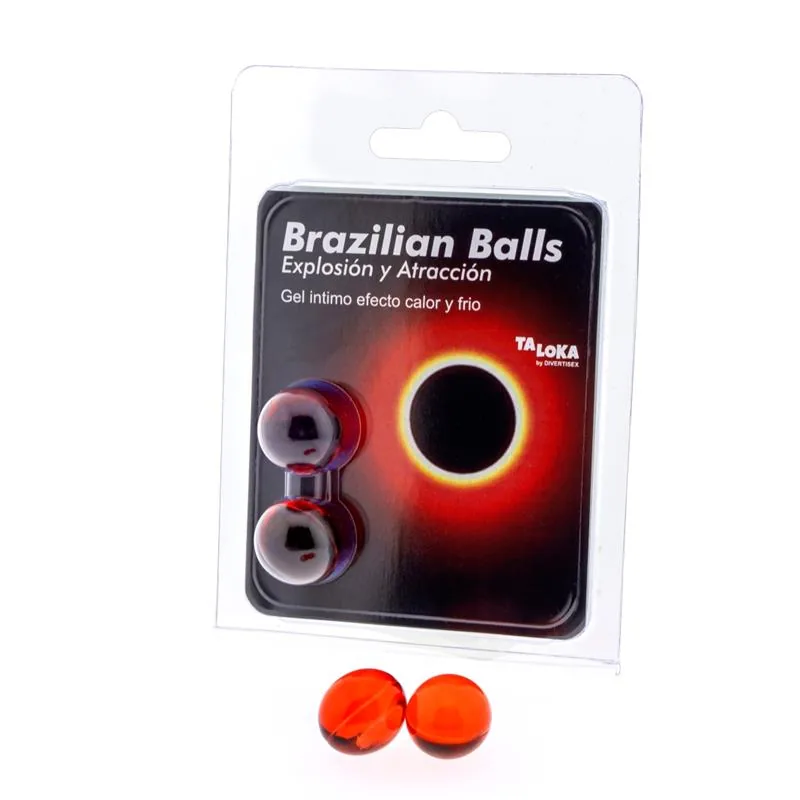 Kit de Massagem 2 Brazilian Balls Efeito Calor e Frio