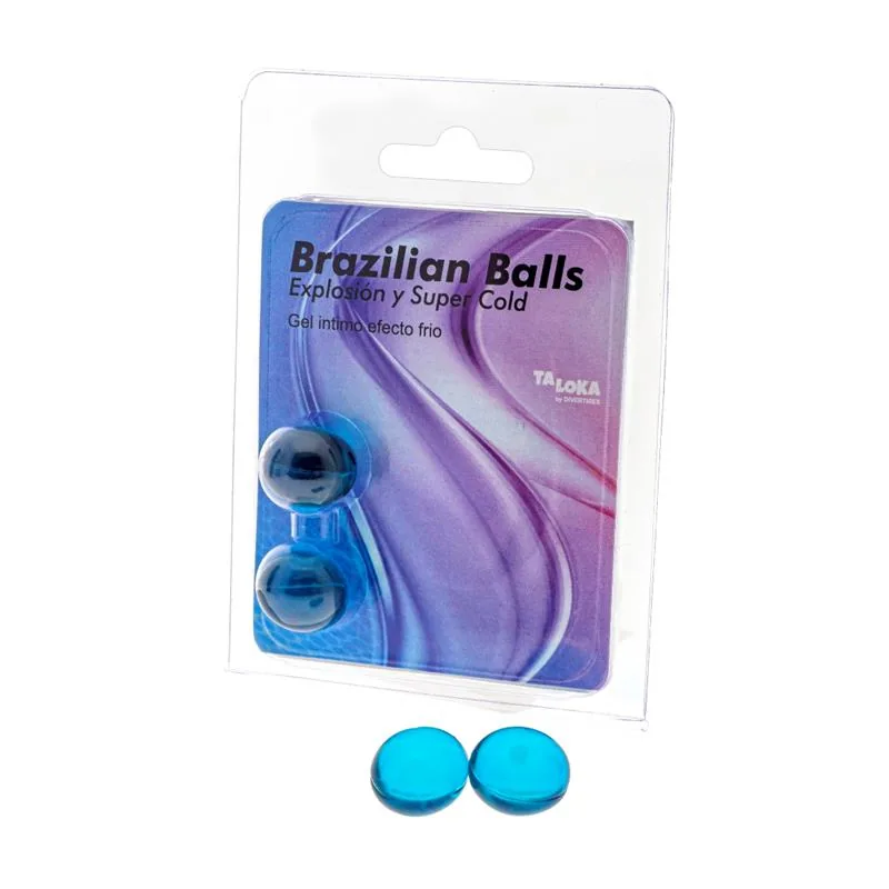 Kit de Massagem 2 Brazilian Balls Efeito Frio