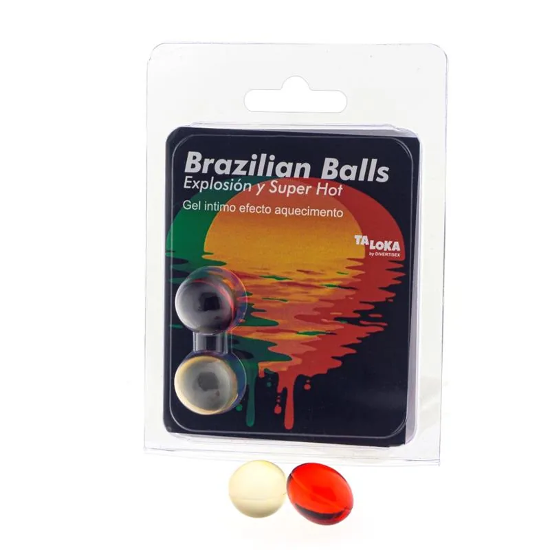 Kit de Massagem 2 Brazilian Balls Efeito Super Calor