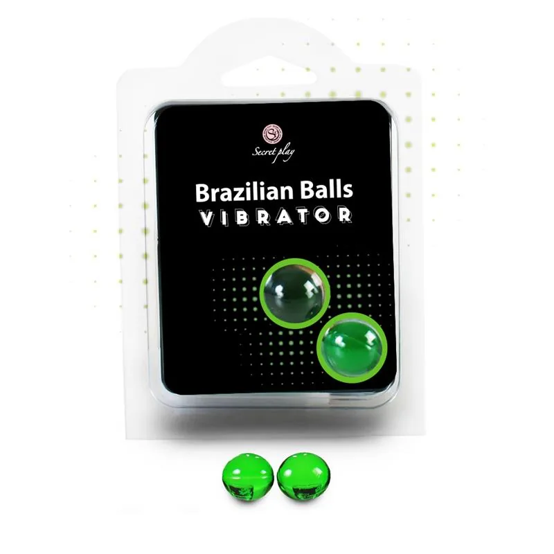 Kit de Massagem 2 Brazilian Balls Efeito Vibração Secret Play