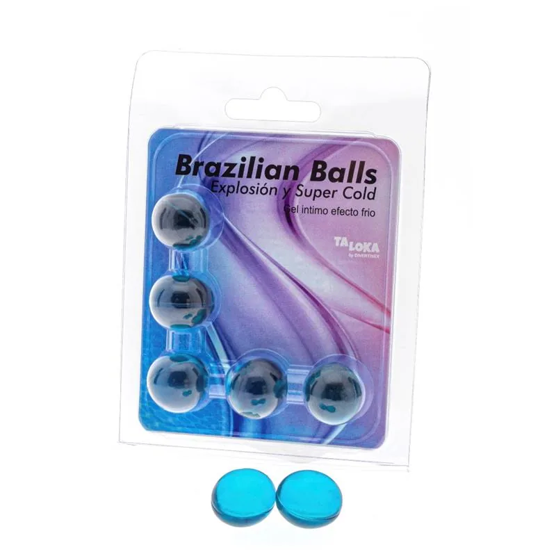 Kit de Massagem 5 Brazilian Balls Efeito Frio