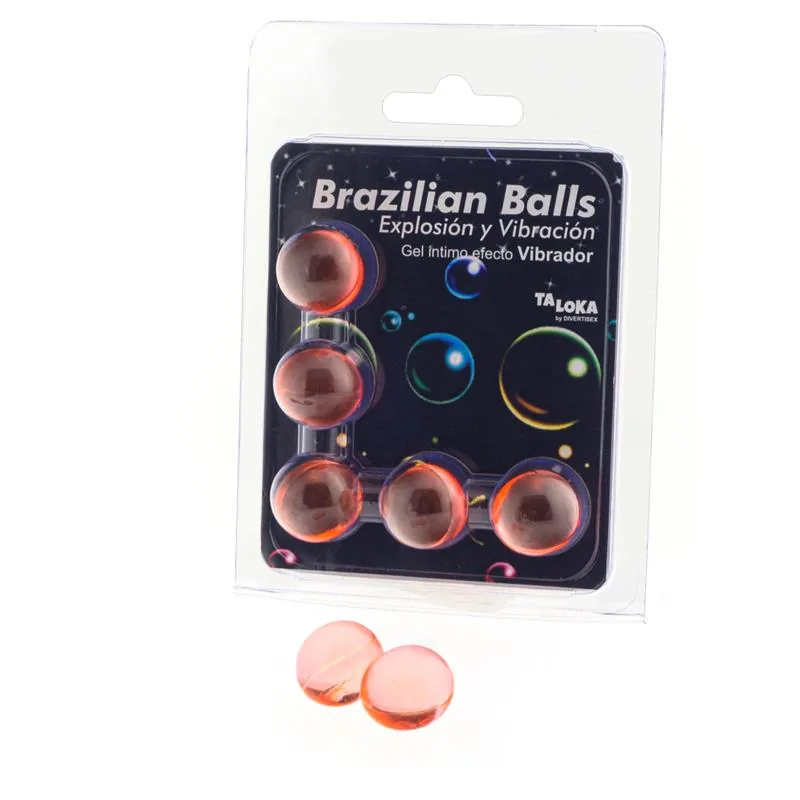 Kit de Massagem 5 Brazilian Balls Efeito Vibração