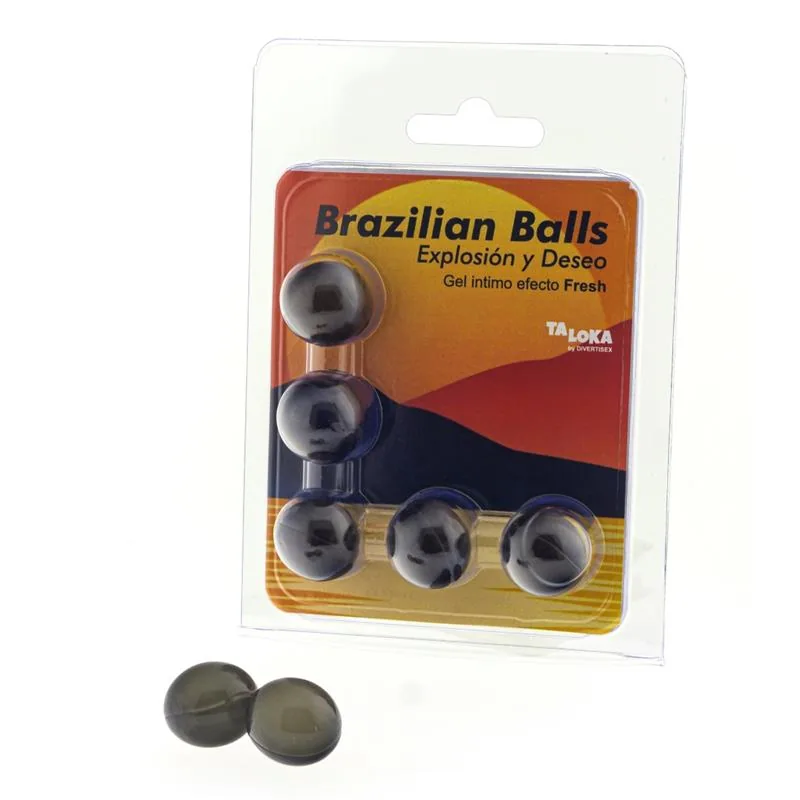 Kit de Massagem Bolas Brasileiras Efeito Fresco 5 unidades