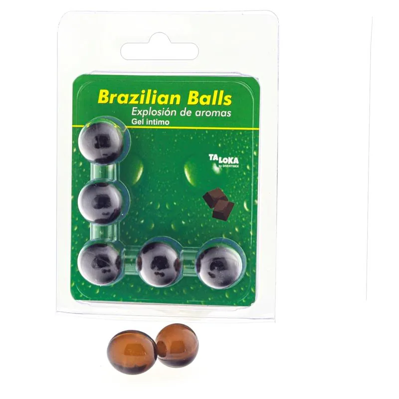 Kit de Massagem Brazilian Balls Chocolate — 5 Bolas