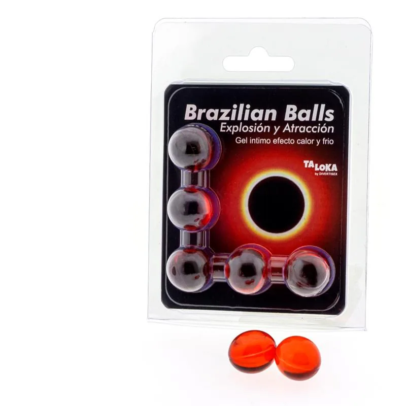 Kit de Massagem Brazilian Balls Efeito Calor e Frio — 5 Bolas