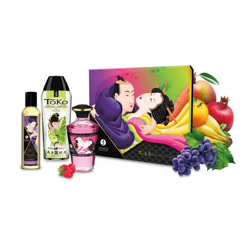 Kit de Massagem Fruity Kisses Shunga