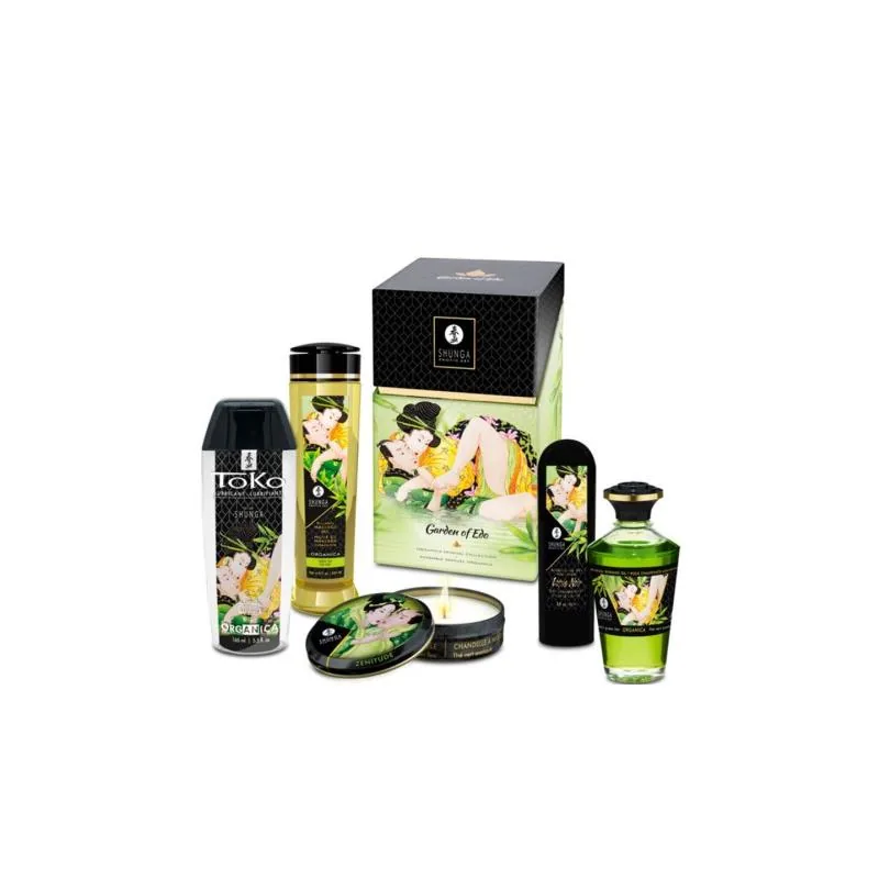 Kit de Massagem Garden of Edo Organic Collection Shunga