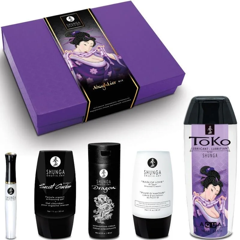 Kit de Massagem Naughtier Shunga
