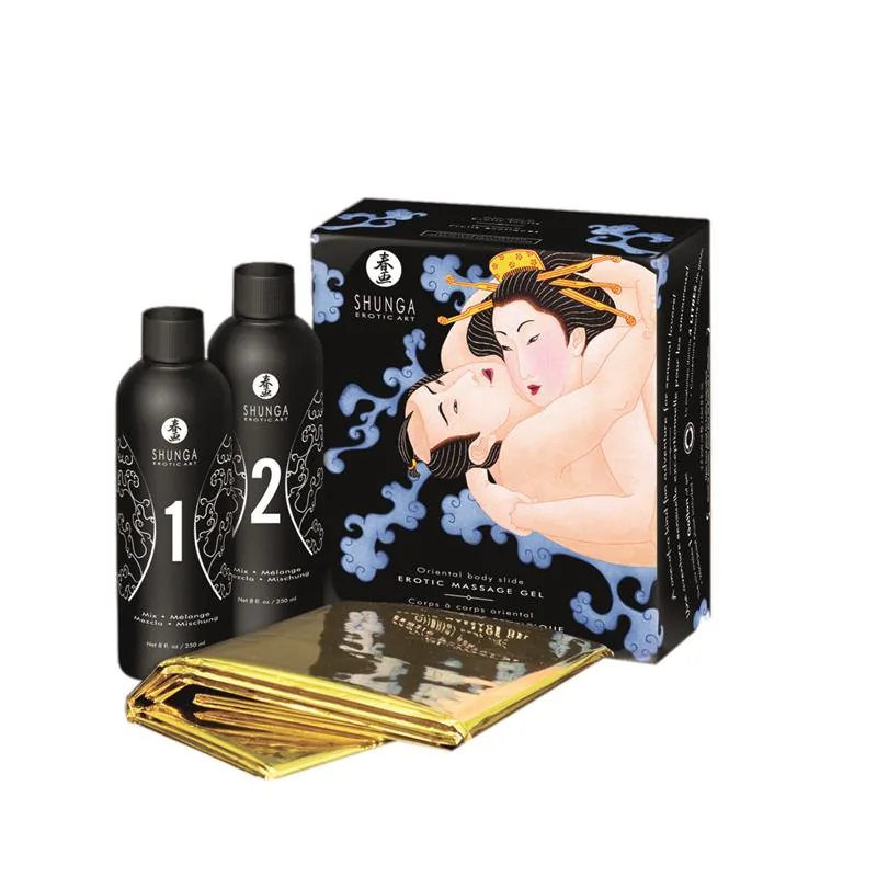 Kit de Massagem Shunga Gel Frutas Exóticas 765 gr