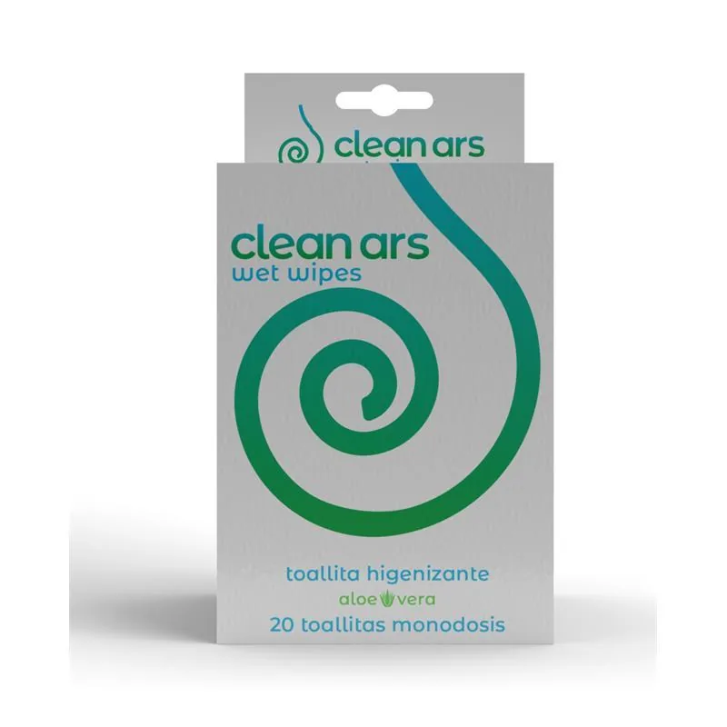 Toalhitas Higiénicas com Aloe Vera Body Ars 20 x 4 ml