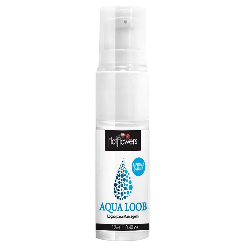 Lubrificante de Água Efeito Frio Aqua Loob 12 ml Hot Flowers