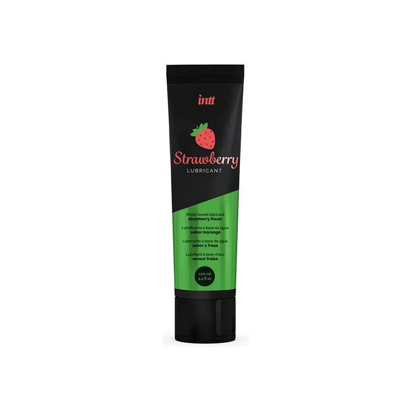 Lubrificante de Água Morango 100 ml Intt