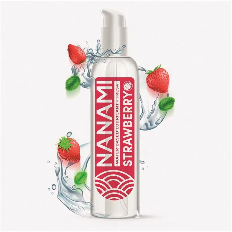 Lubrificante de Água Morango 150 ml Nanami