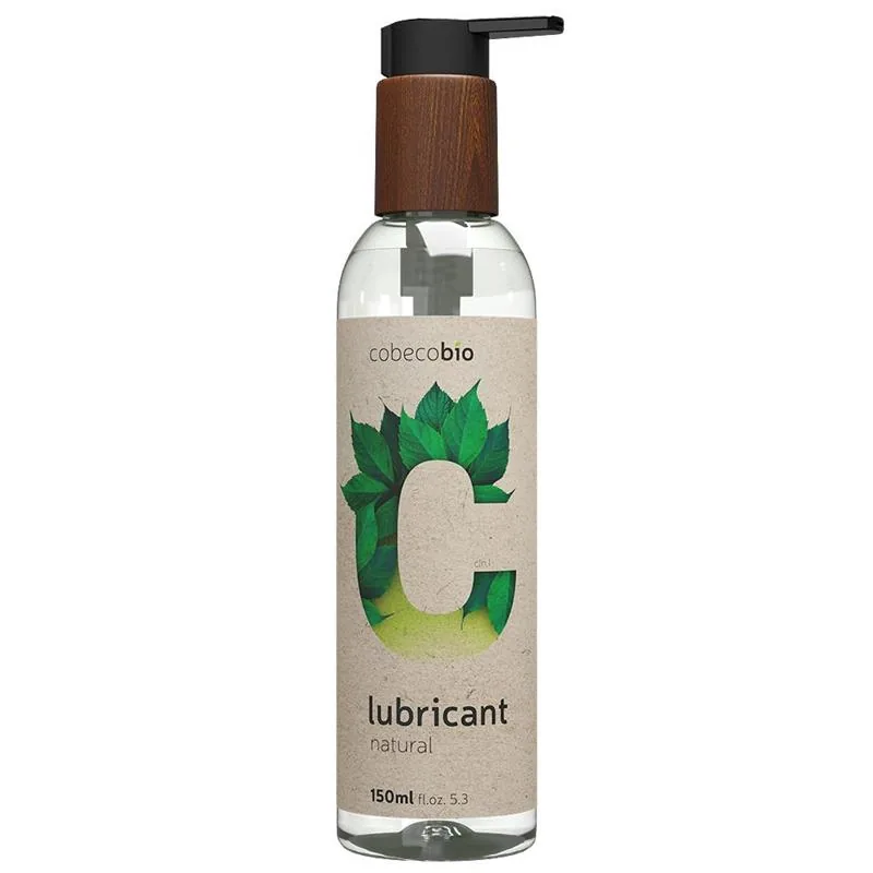 Lubrificante de Água Natural e Vegano 150 ml Cobeco Bio