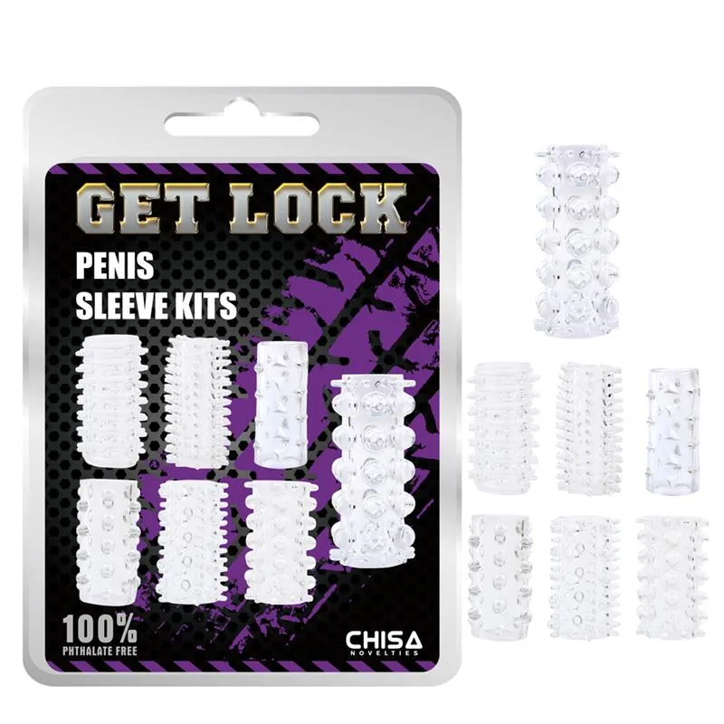 Manga Peniana Kit 2 Peças Chisa Transparente