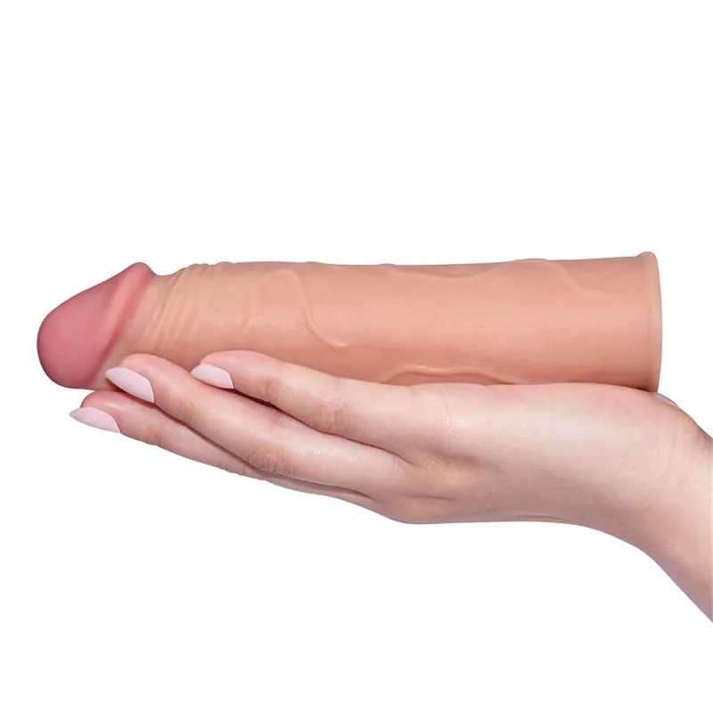 Manga Peniana Pleasure X Tender LV1050-F Lovetoy 17 cm Natural — vista 3 de 6