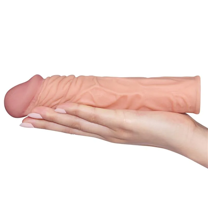 Manga Peniana Pleasure X Tender LV1052-F Lovetoy 18,5 cm Natural — vista 3 de 6