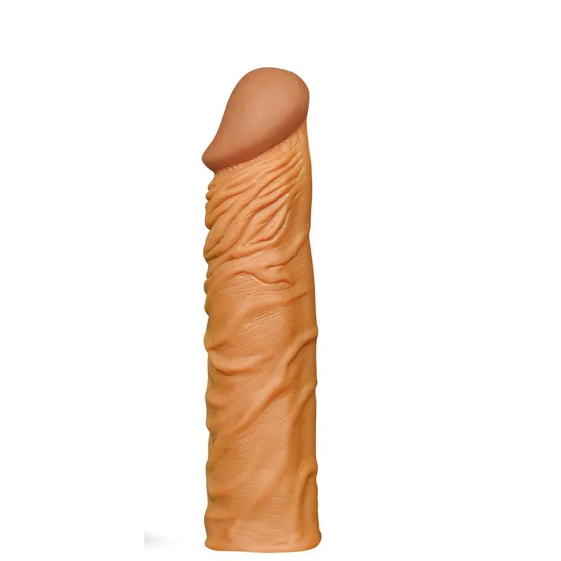 Manga Peniana Pleasure X Tender LV1052 Lovetoy 18,5 cm Castanha